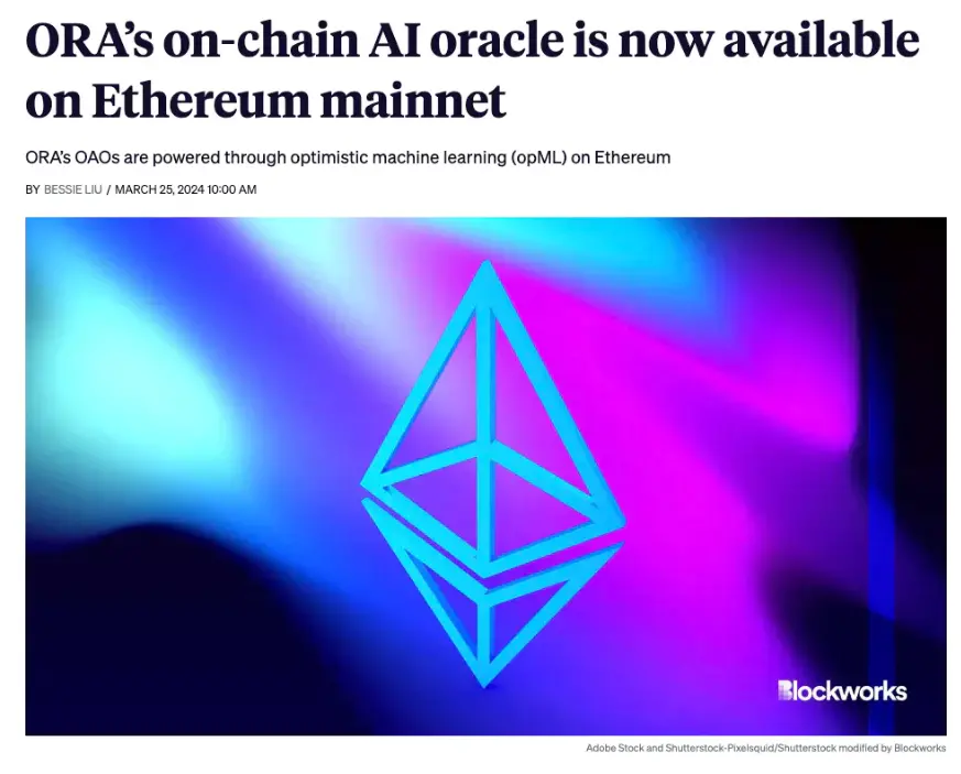 Interpreting ORA: Trustless Artificial Intelligence on Ethereum