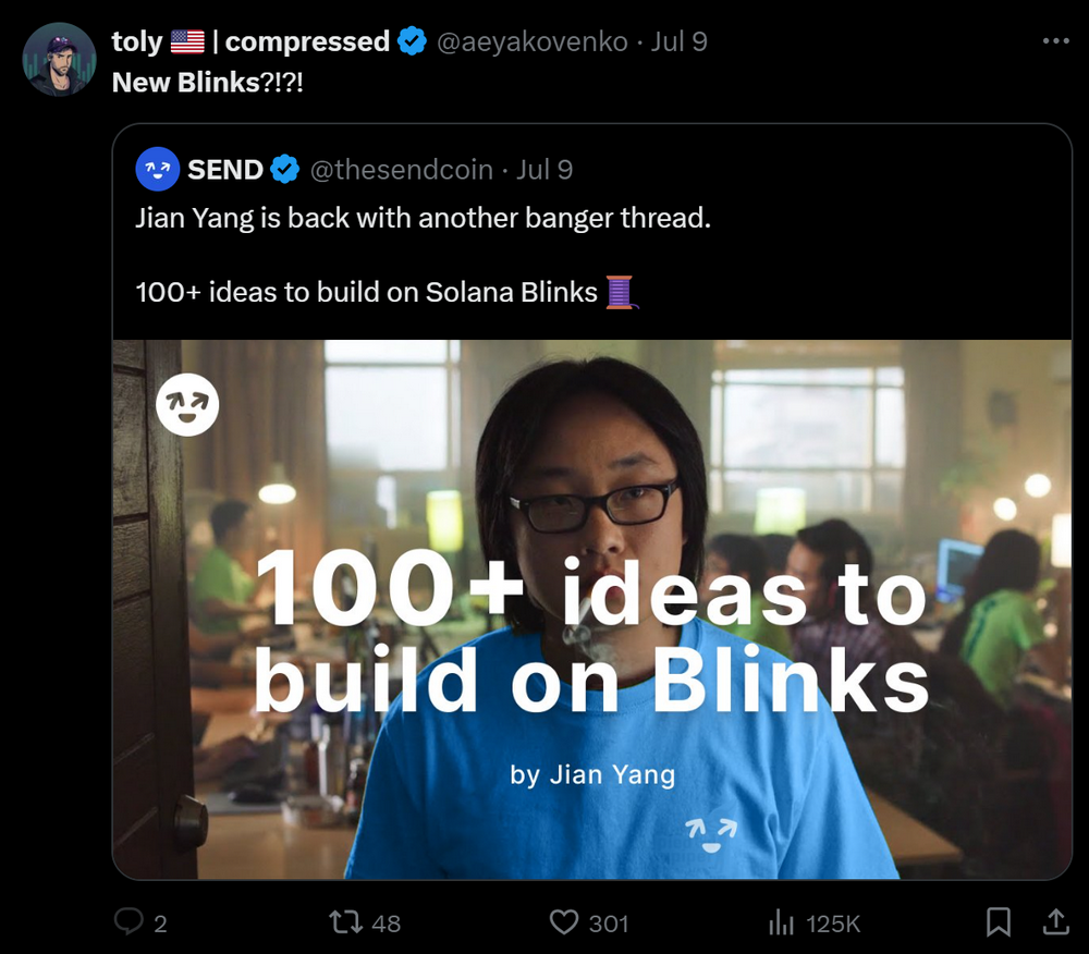 Blink简析：畅想10大用例Solana走向Mass Adoption的下一步？