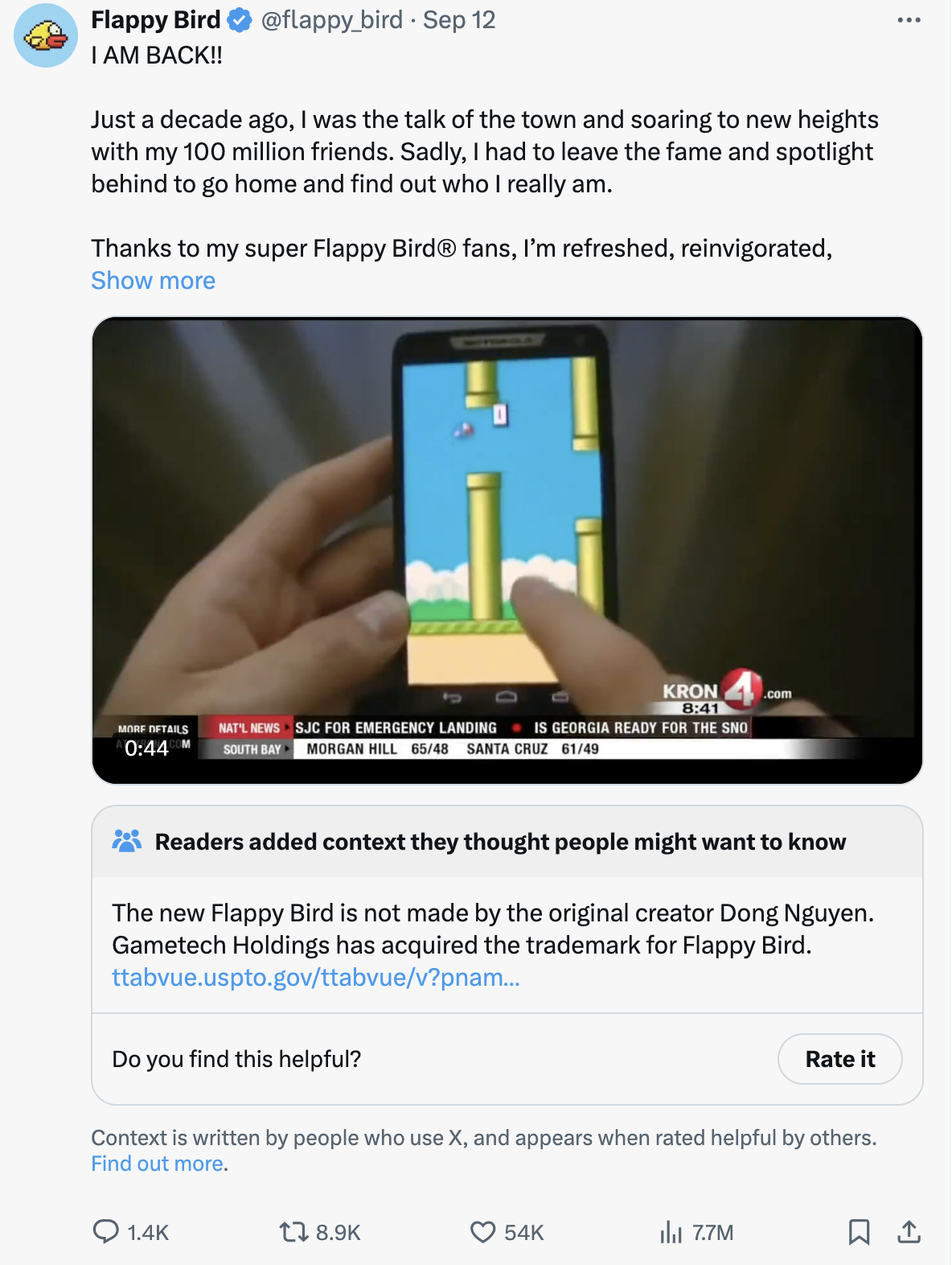 《Flappy Bird》时隔十年在Ton生态“回归”，能否复刻曾经的黑马传奇？