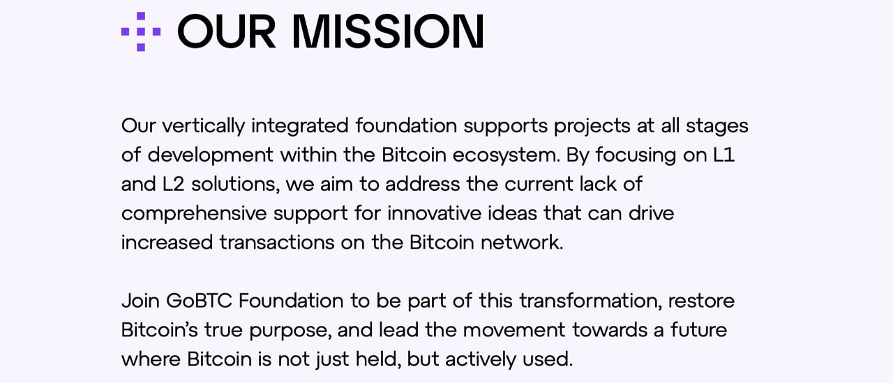 Gomining Launches Foundation to Drive Innovation in Bitcoin L1 and L2 Projects