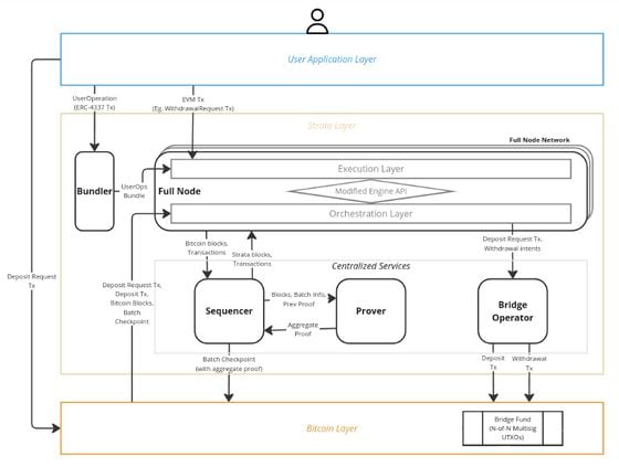 Diagram of Strata's system architecture