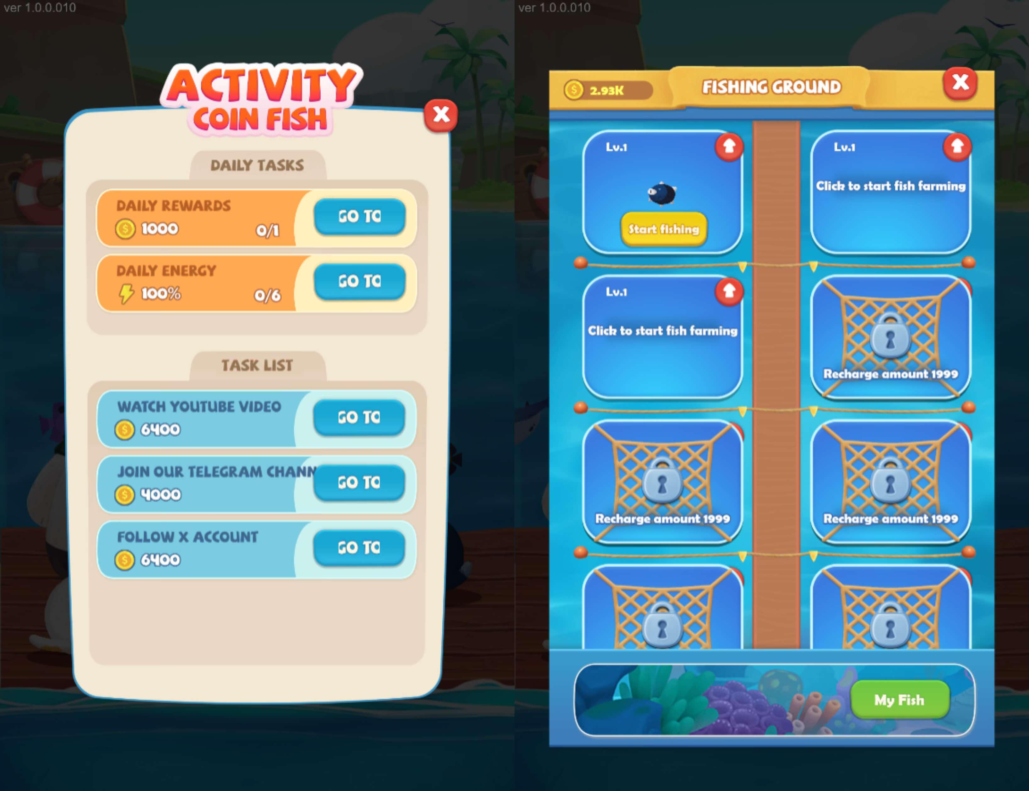 TON Click Fishing Game COINFISH Officially Launched Today, Telegram Community Channel User Count Exceeds 130,000