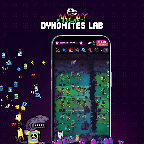 Enter the the Token-Driven World of Angry Dynomites Lab