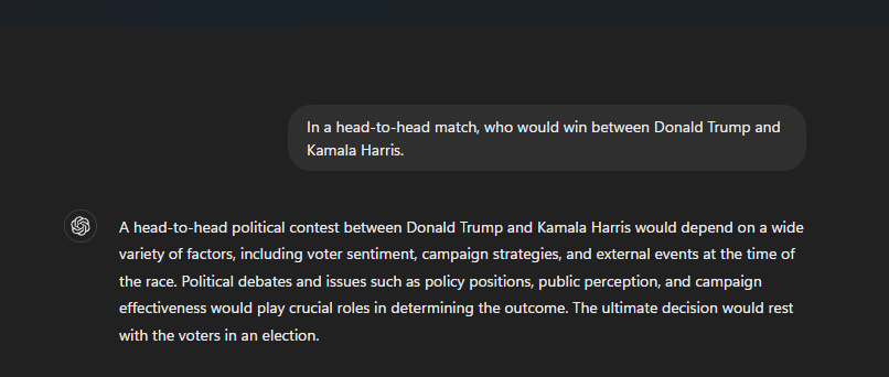 The Latest AI Predictions Favor Kamala Harris For the Win_aicoin_图1