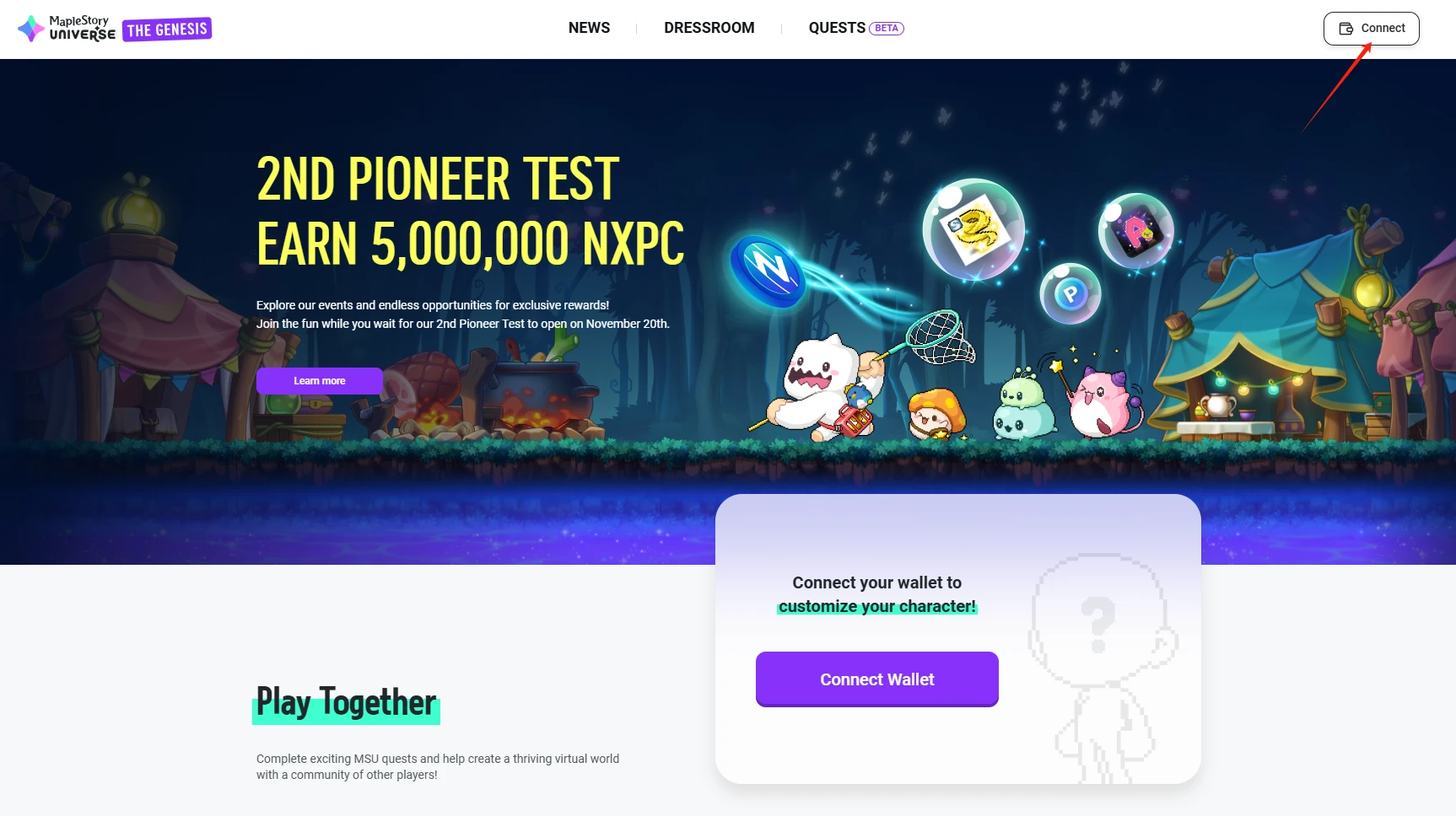 “Web3 version of MapleStory” MapleStory Universe Second Pioneer Test Guide