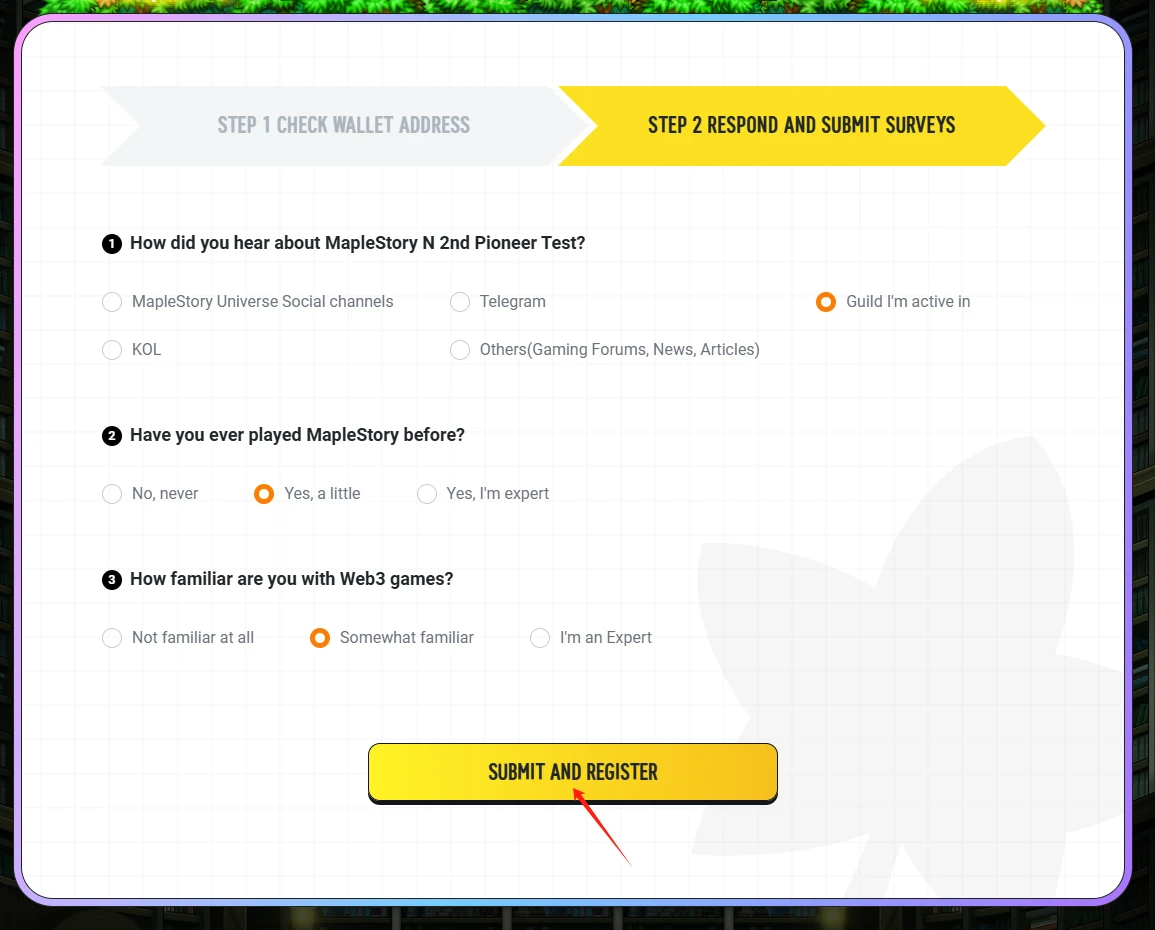 “Web3 version of MapleStory” MapleStory Universe Second Pioneer Test Guide