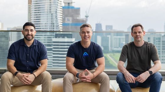 Akave COO Daniel Leon, CEO Stefaan Vervaet and CTO Angelo Schalley