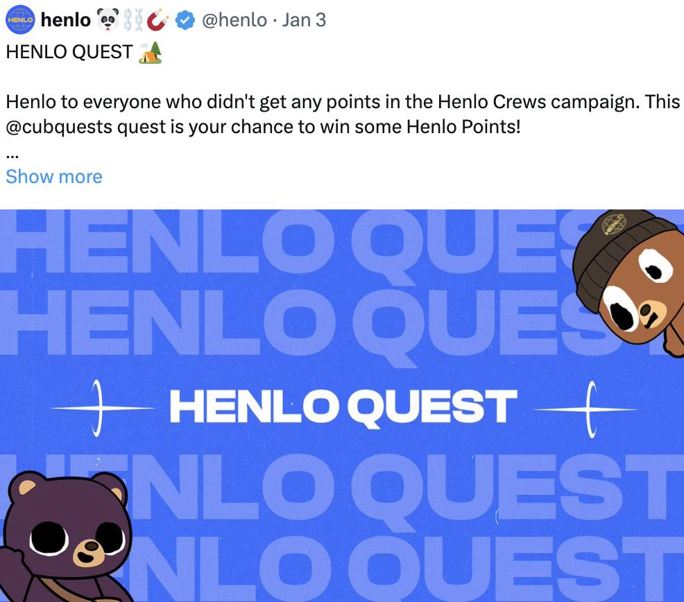 Berachain Meme HENLO is about to officially launch, learn about the airdrop claiming rules and participation methods in this article