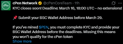 cPen KYC Date