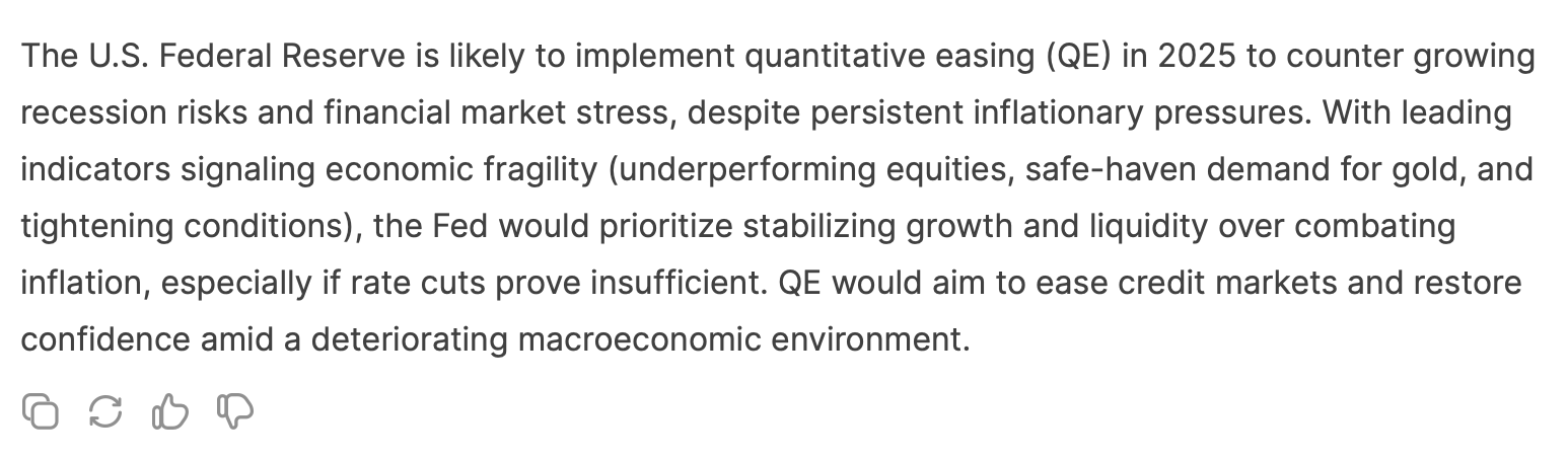 11 AI Models Weigh In: Will Federal Reserve Easing Return in 2025 Amid Economic Uncertainty?