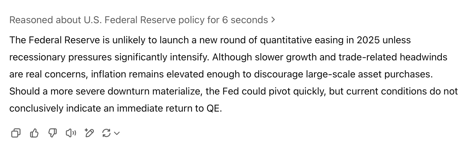 11 AI Models Weigh In: Will Federal Reserve Easing Return in 2025 Amid Economic Uncertainty?