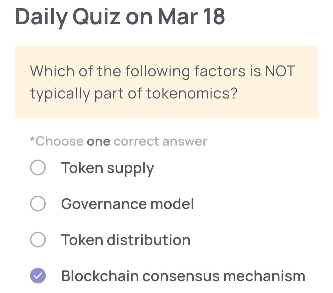 Xenea Wallet Daily Quiz Answer 18 March 2025