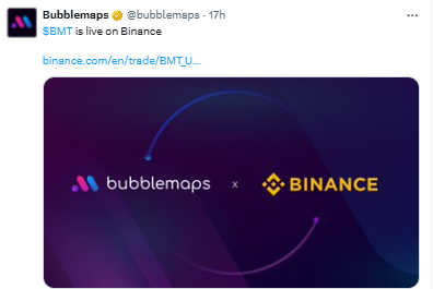 BMT Live on binance