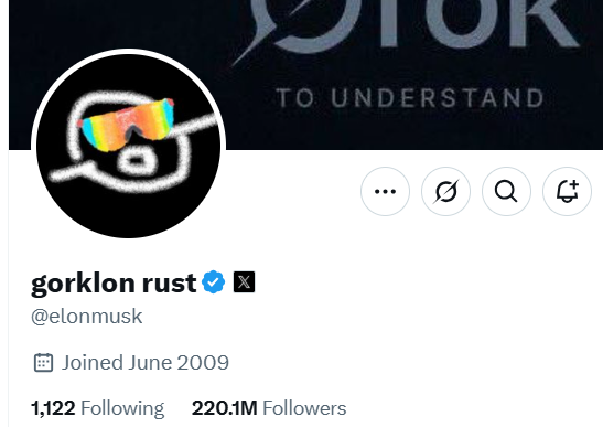 (Elon Musk's X) (Elon Musk's X)