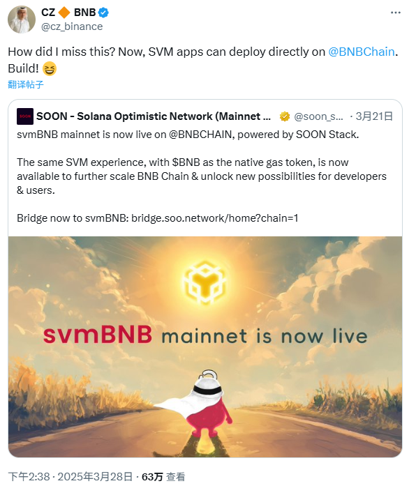 币安Alpha上线在即,SVM赛道代表SOON的合理估值是?