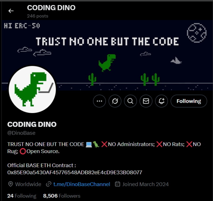 DINO单月拉涨3500%，老币第二春还能信吗？