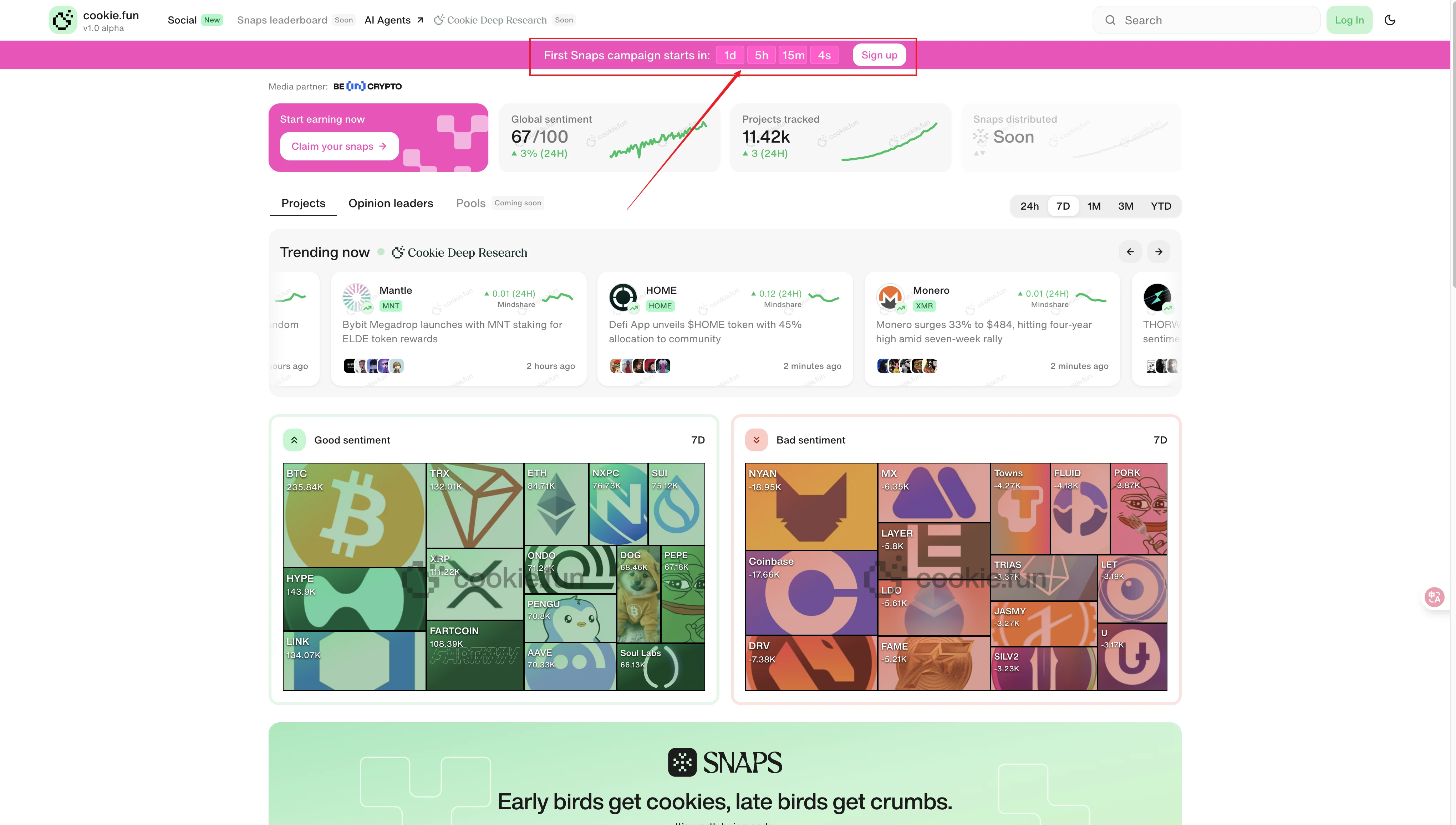 Interactive Tutorial | How to Quickly Navigate Cookie.fun?