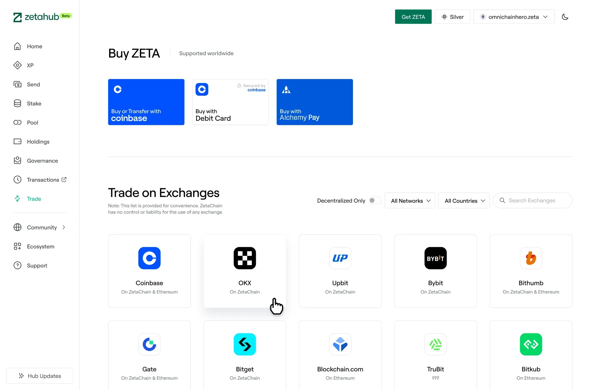​法币直达通用链 ：Coinbase Onramp正式上线ZetaChain生态