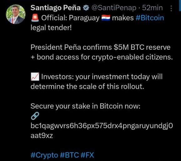 没有人上当：巴拉圭的比特币法定货币公告是零和黑客行为