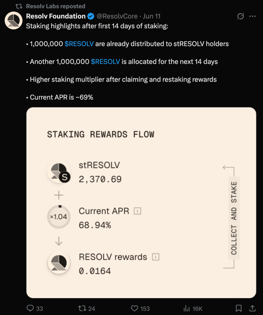 resolv-labs-tweet