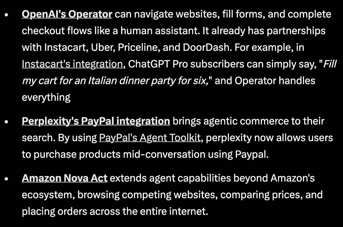 From Visa to Coinbase, a look at the AI payment infrastructure of major companies in 2025
