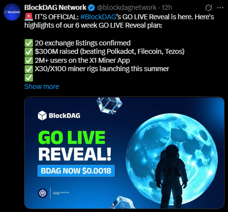 BlockDAG上线揭晓