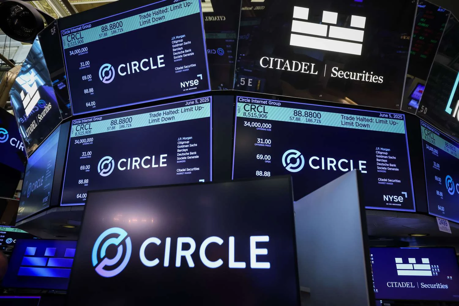 Crypto Bull Market, All in US Stocks: Circle's Rise from $31 to $165 in Ten Days
