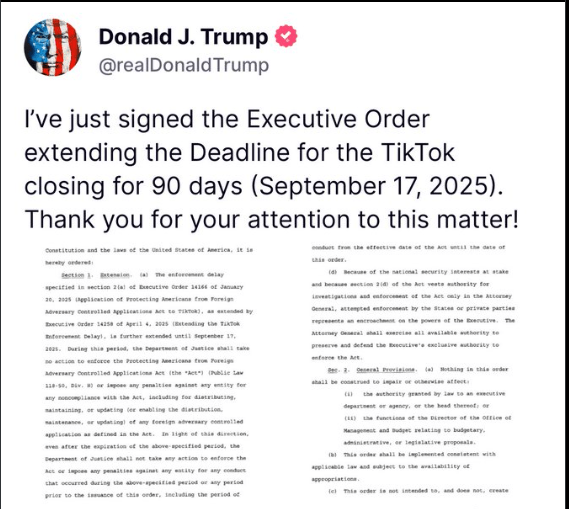 Tiktok Fires Back at $300M Trump Coin Allegation: 'Irresponsible and False'