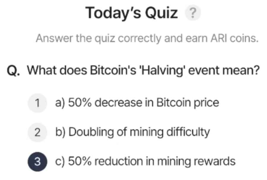 ARI Wallet 每日问答答案 2025 年 6 月 21 日