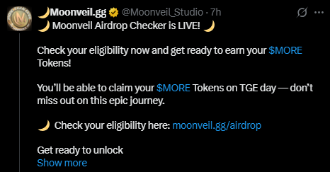 Moonevil 空投检查器上线