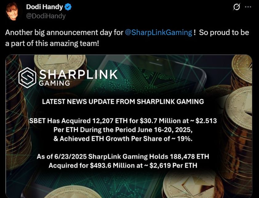 SharpLink以太坊投资