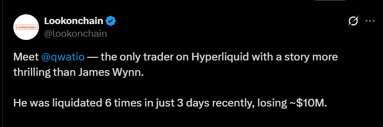 Hyperliquid $10M Loss