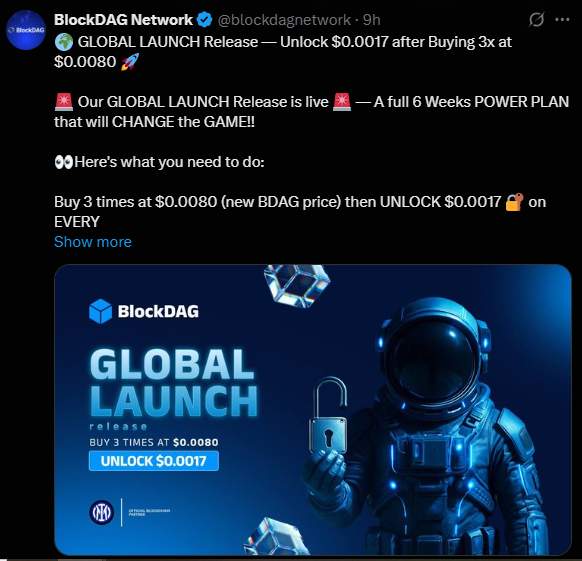 Blockdag全球发布
