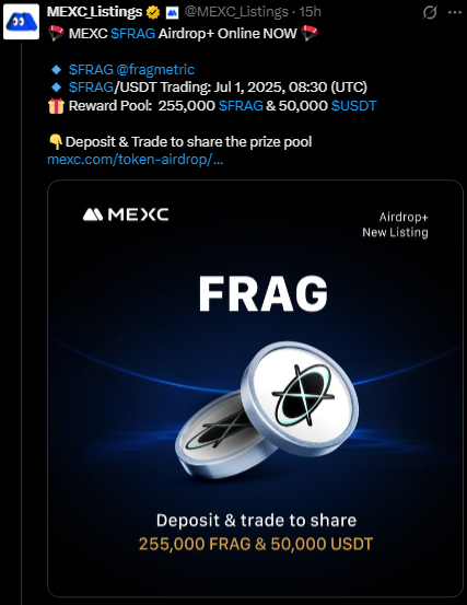 Fragmetric 空投上市