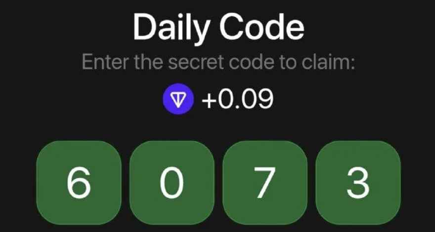 TonHash Daily Secret Code for 02 July 2025