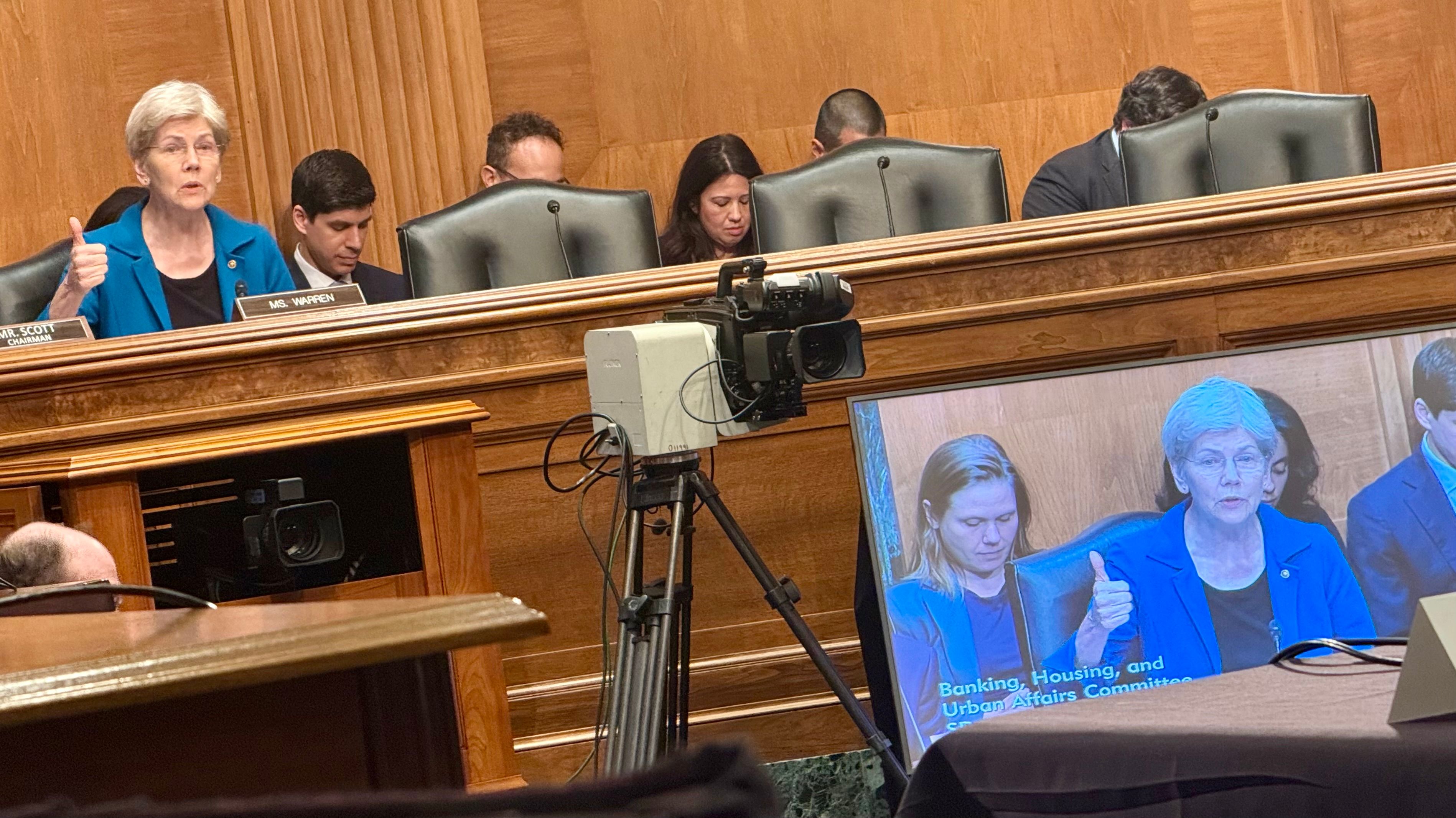 参议员Elizabeth Warren (Jesse Hamilton/CoinDesk)
