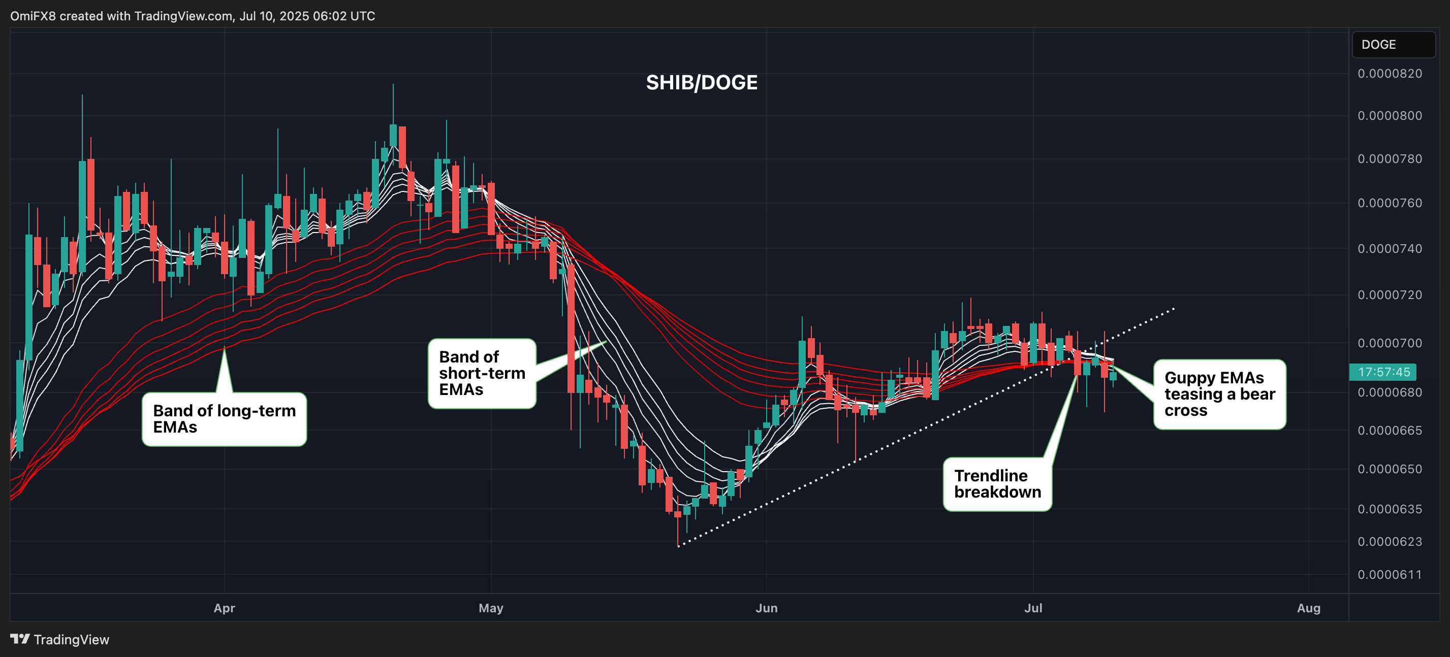 SHIB/DOGE交易对. (TradingView/CoinDesk)