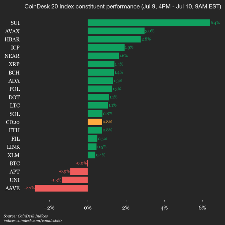 2025-07-10 9am CoinDesk 20 更新：垂直图
