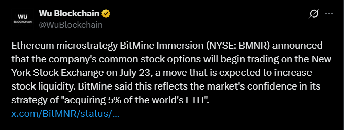 以太坊 Microstrategy BitMine Immersion