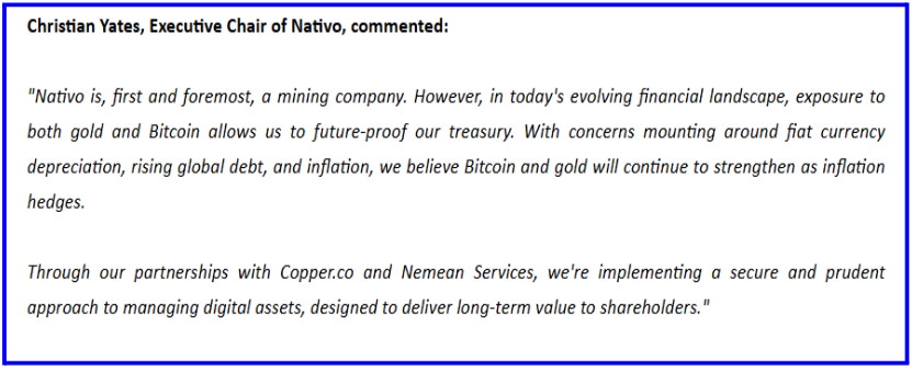 Nativo Chairman Christain Yates