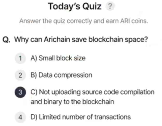 ARI Wallet Today Quiz