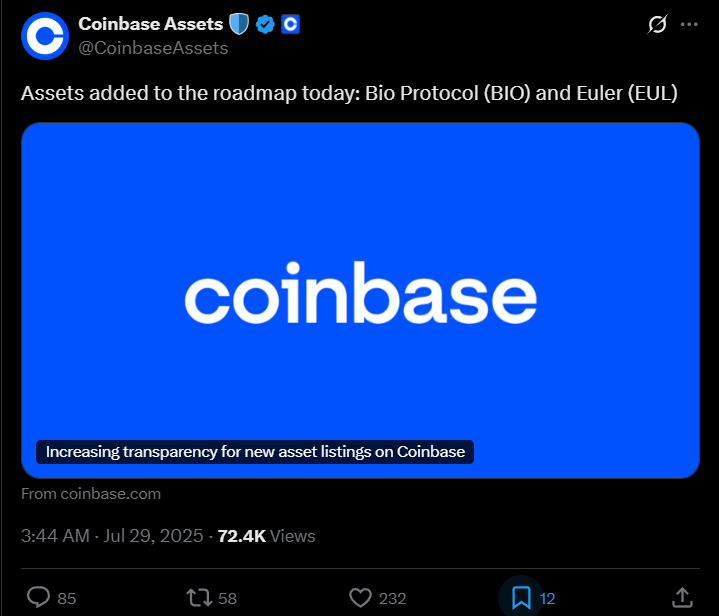 Coinbase路线图