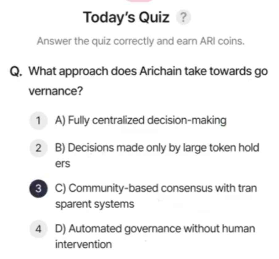ARI Wallet Today Quiz