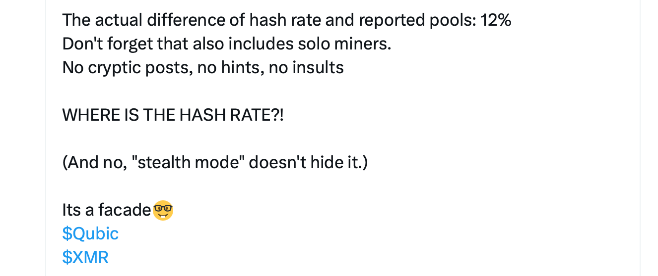 从DDoS戏剧到哈希率谜团：Qubic的Monero攻击手册引发争议