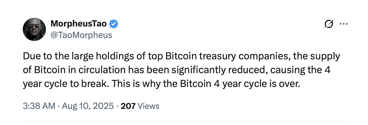 Bitcoin’s 4-Year Cycle on the Chopping Block: Has the Halving Era Finally Ended?