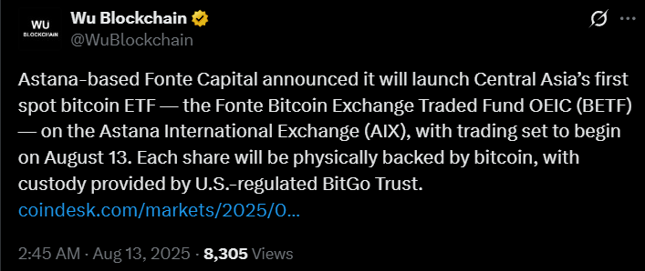 First Bitcoin ETF