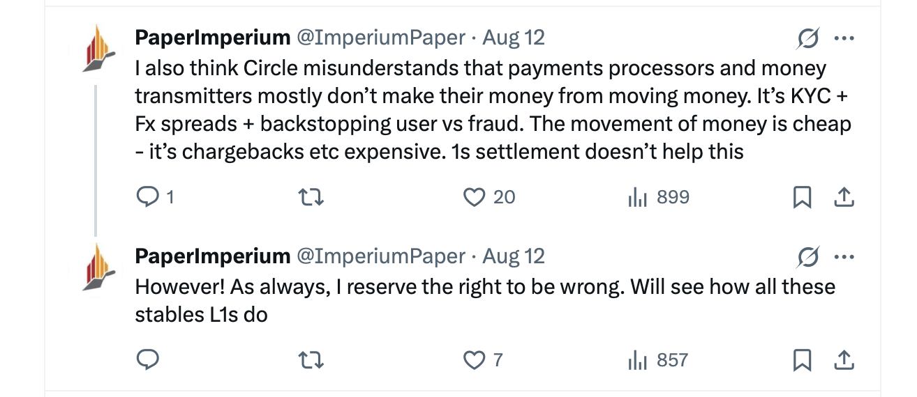 L1 Blockchain Launches by Stripe and Circle Stir Industry Backlash