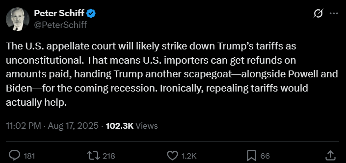 Trump tariff are unconstitutional