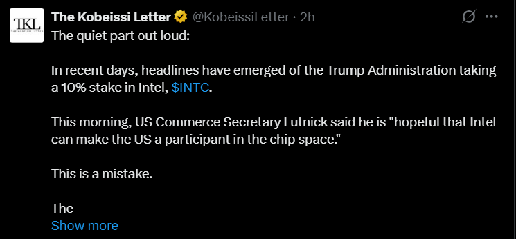 Trump Intel stake vs. Nvidia AI dominance