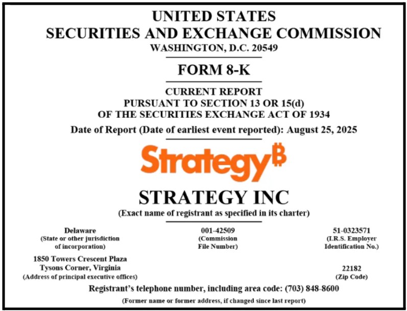 Strategy比特币购买